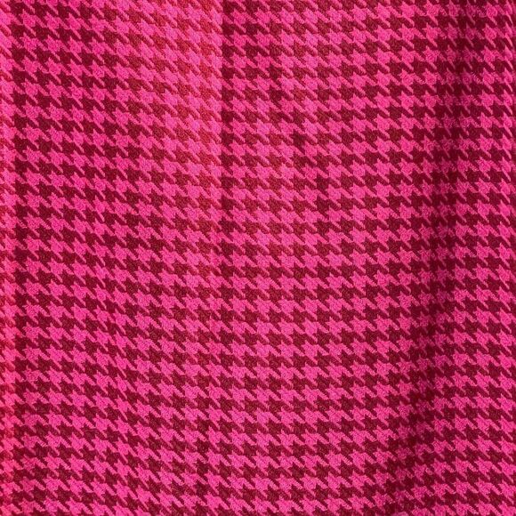 Merona Pink plaid houndstooth  pencil skirt Plus Size 14 - Picture 2 of 9